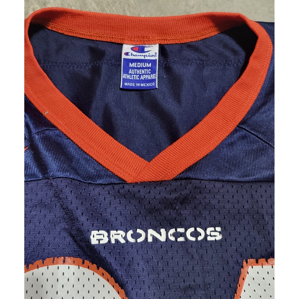 Vintage 90s Champion Denver Broncos Shannon Sharpe Jersey 84 NFL Size 40 Medium - Picture 8 of 9